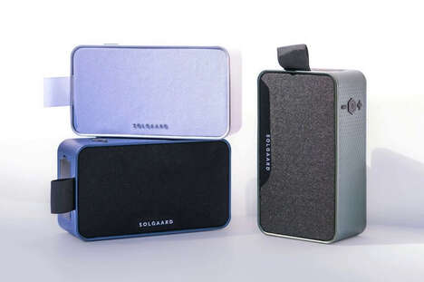 Sustainable Solar-Powered Speakers