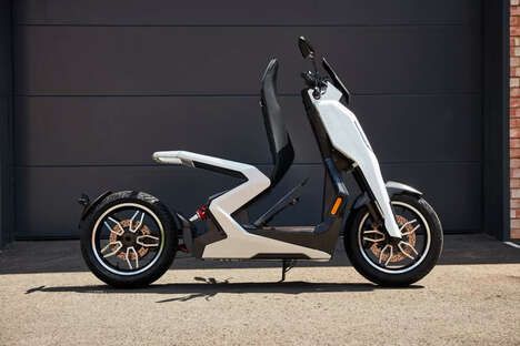Step-Through Electric Motorscooters