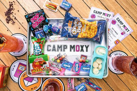 Camp-Themed Snack Boxes