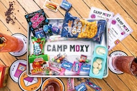 Camp-Themed Snack Boxes
