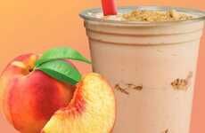 Seasonal Peach Cobbler Shakes