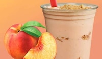 Seasonal Peach Cobbler Shakes