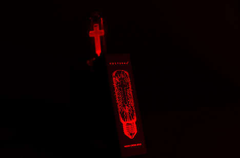 Red Neon Cross Lightbulbs