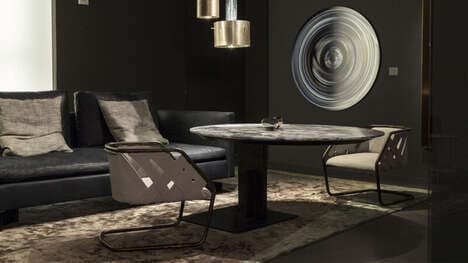 Industrial Leather-Padded Chair Designs