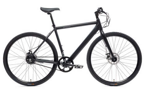 Matte Black Five-Speed Bikes