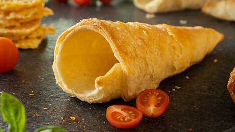 Pizza Crust Ice Cream Cones