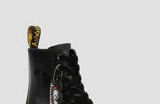 Grungy Cartoon-Themed Boots