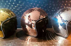 Road-Ready Disco Ball Helmets