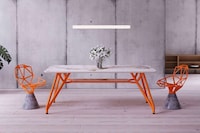 Skeletal Industrial Dining Tables