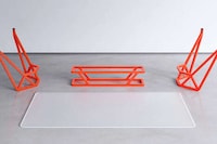 Skeletal Industrial Dining Tables Image 5