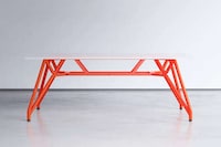 Skeletal Industrial Dining Tables Image 6