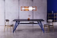 Skeletal Industrial Dining Tables Image 7