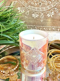 Opulent Apricot Wax Candles Image 2