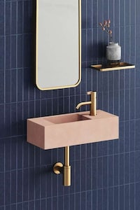 Chromatic Concrete Bathroom Fixtures Image 6