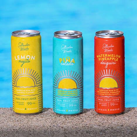 Saltwater-Infused Canned Cocktails