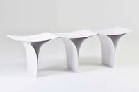 Elegantly Airy Outdoor Benches Image 1