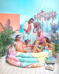 Vibrant Seltzer-Backed Floaties