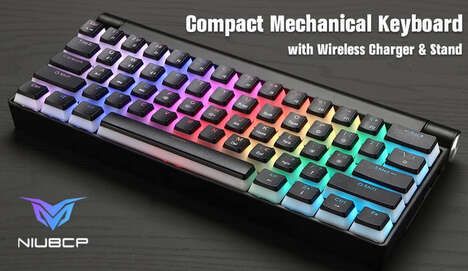 Device-Charging Mechanical Keyboards