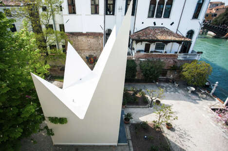 Pointy Paper Lantern Pavilions