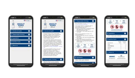 Transparency-Focused Digital Alcohol Labels