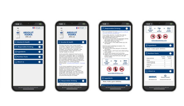 Transparency-Focused Digital Alcohol Labels