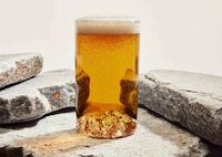 Hand-Blown Mountainous Glassware Image 4