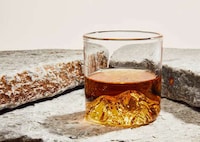 Hand-Blown Mountainous Glassware Image 7