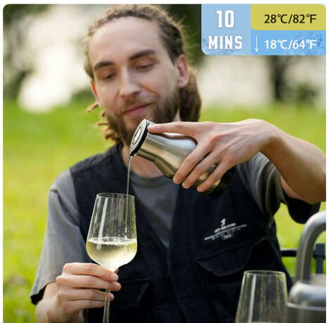 Rapid-Chilling Beverage Holders