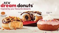Dessert-Inspired Donut Menus Image 1