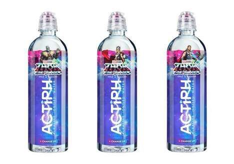 Superhero-Branded Alkaline Waters