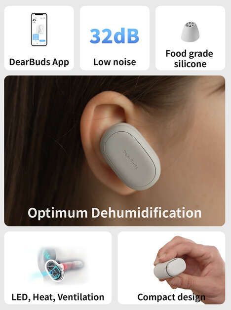 Wearable Ear Dehumidifiers