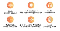 Two-in-One Audio Amplifier Headphones Image 2