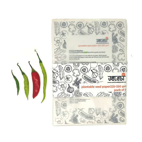 Plantable Seed-Infused Stationery