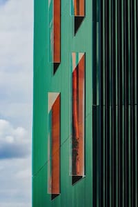 Color-Changing Timber Buildings Image 2
