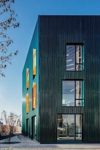 Color-Changing Timber Buildings Image 4