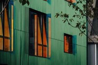 Color-Changing Timber Buildings Image 7