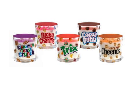 Cereal-Themed Soy Candles