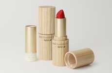 Refillable Wooden Lipstick Tubes