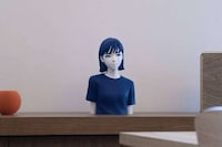 Monochromatic Bronze Art Figurines