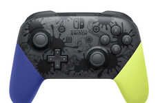Paint-Splattered Gaming Controllers