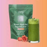 Functional Rose Matcha Lattes