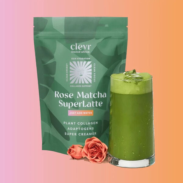 Functional Rose Matcha Lattes