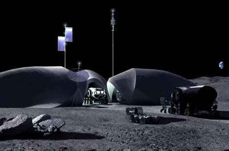 3D-Printed Moon Shelters