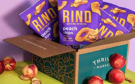 Crispy Dried Peach Snacks