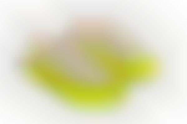 Lime-Dipped Textured Sneakers