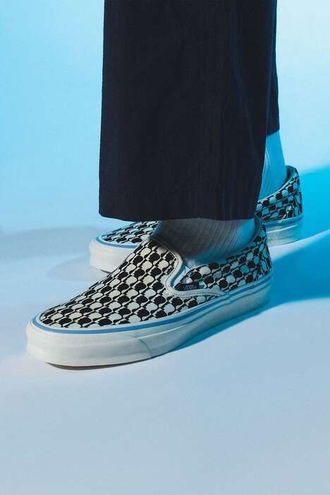 Remixed Patterned Skateboard Shoes