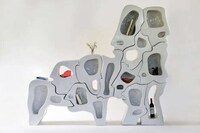 Abstract Jigsaw-Like Shelving Image 1