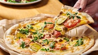 Seasonal Burger-inspired Pizzas Image 1