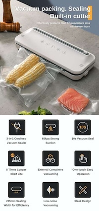3-in-1 Cordless Vacuum Sealers Image 1