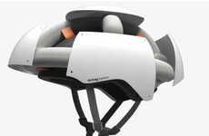 Airbag-Integrated Bicycle Helmets